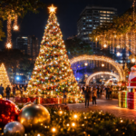 Ornamen Warna-Warni Hiasi Natal di Surabaya