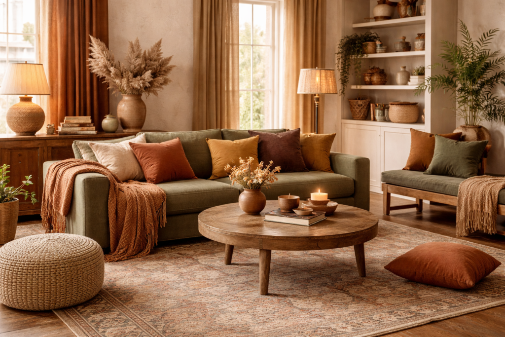 Tren Desain Warna Interior “Earthy Vibrancy”