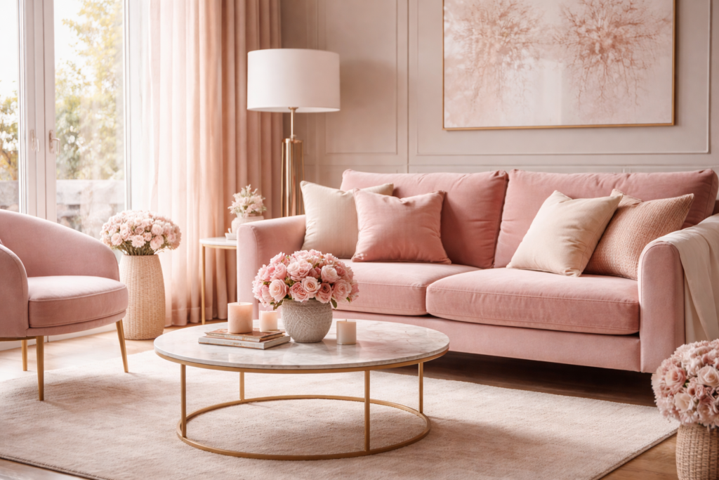 Warna Pink Jadi Pilihan Segar untuk Interior 2026