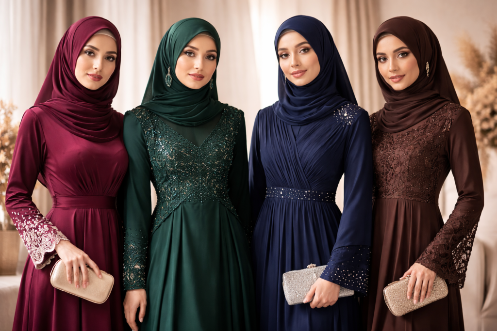 Tren Warna Gamis Lebaran 2026 Didominasi Warna Pekat