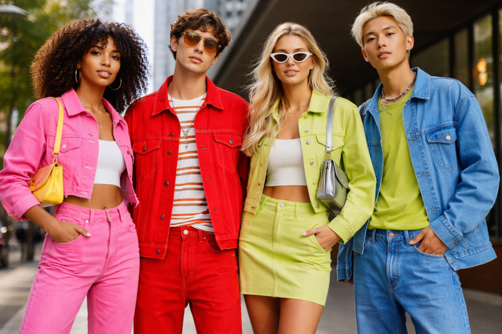 Fashion 2026: Denim Resmi Jadi Kanvas Warna Berani