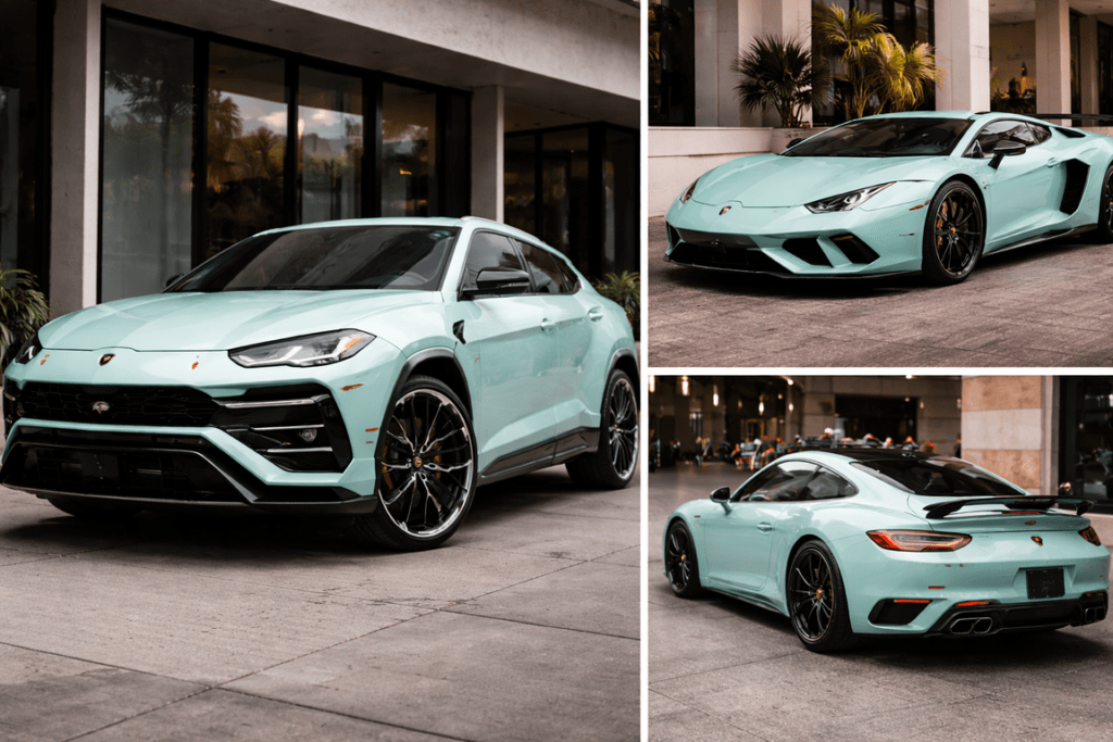 Warna Mint Hijau pada Modifikasi Mobil Mewah