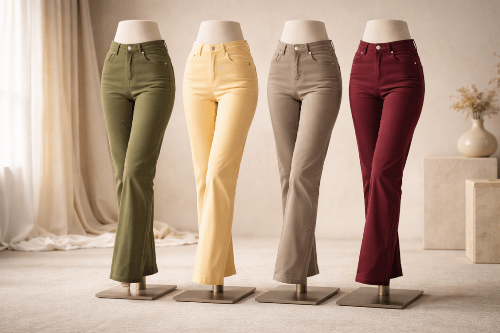 Jeans Berwarna Kembali Tren di 2026