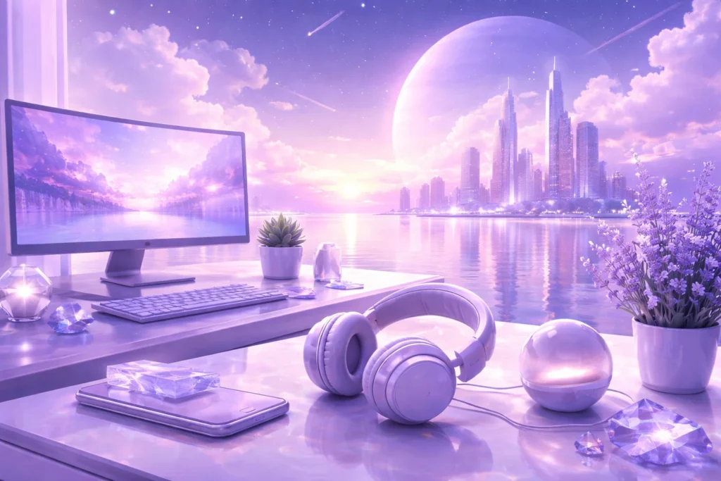 Digital Lavender Warna Futuristik yang Menguasai Tren Global