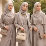 Warna Stone Grey Jadi Pilihan Elegan Modest Fashion 2026