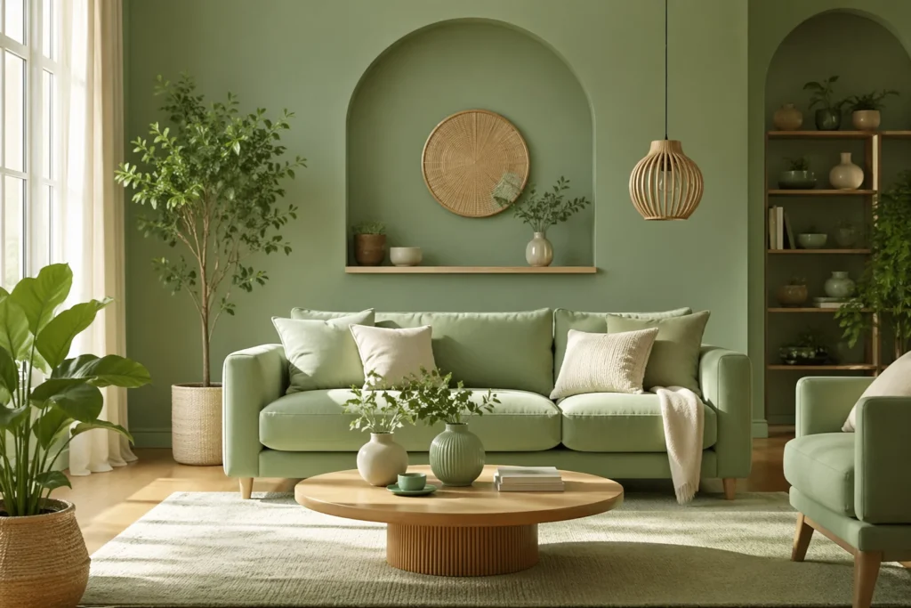 Soft Green Jadi Warna Interior Paling Tenang