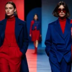 Tren Merah Biru Dominasi Runway Fashion 2026