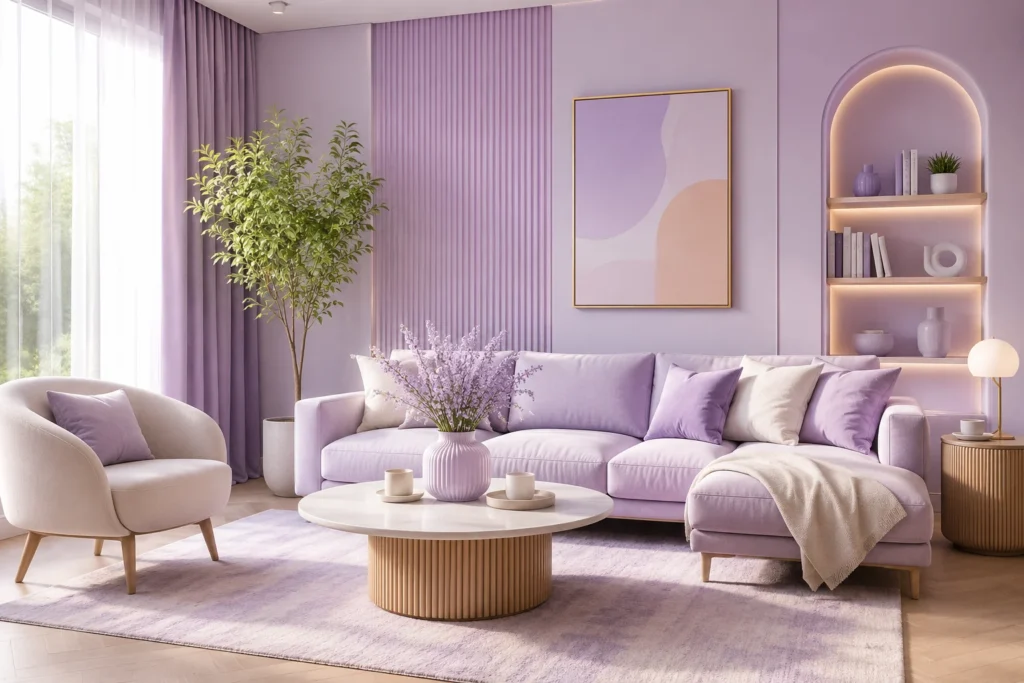 Warna Lilac Jadi Tren Rumah Modern 2026