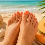 Warna Melon Pedicure Jadi Tren Summer 2026