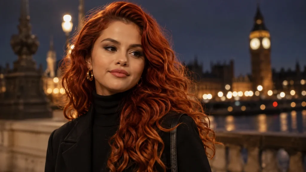 Copper Red Selena Gomez Panaskan Tren Rambut