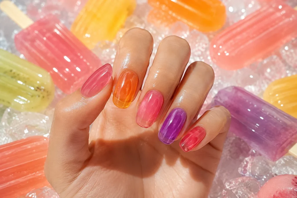 Popsicle Nails, Tren Glossy Musim Panas 2026