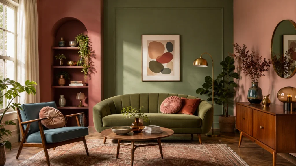Warna Cat Vintage Naik Daun di Rumah Modern