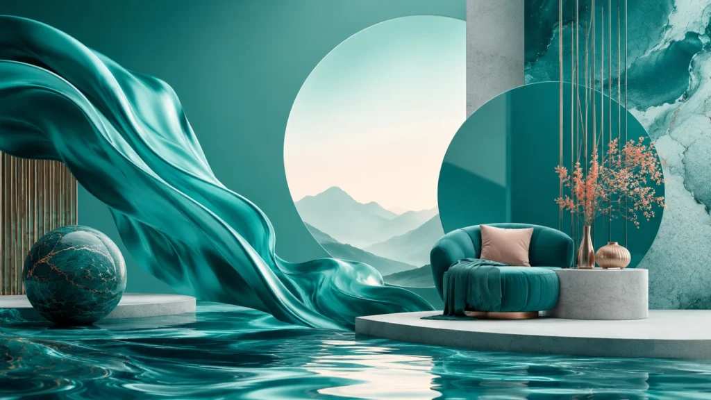 Warna Transformative Teal Jadi Tren Baru 2026