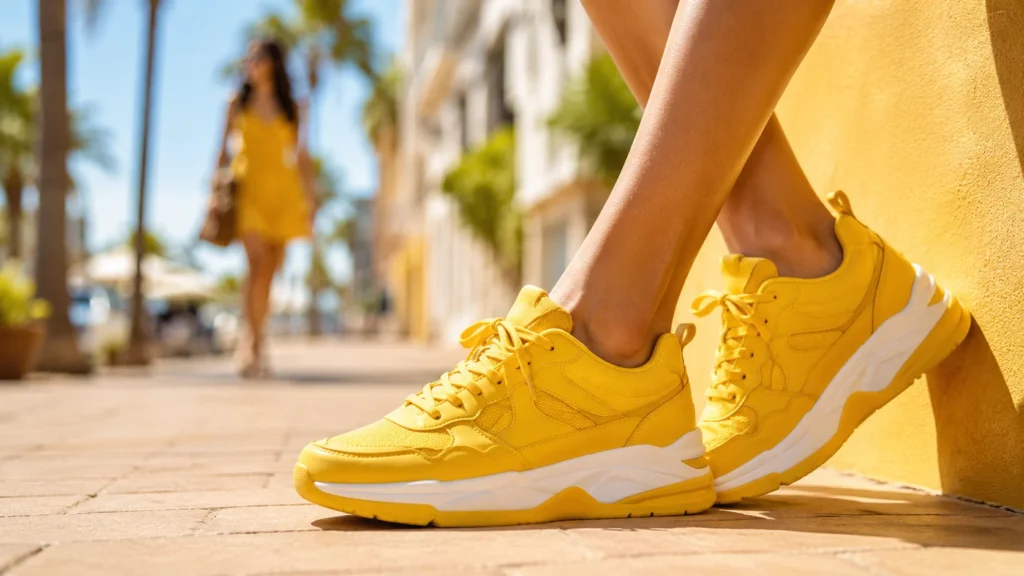 Tren Sepatu Kuning Kuasai Musim Panas 2026