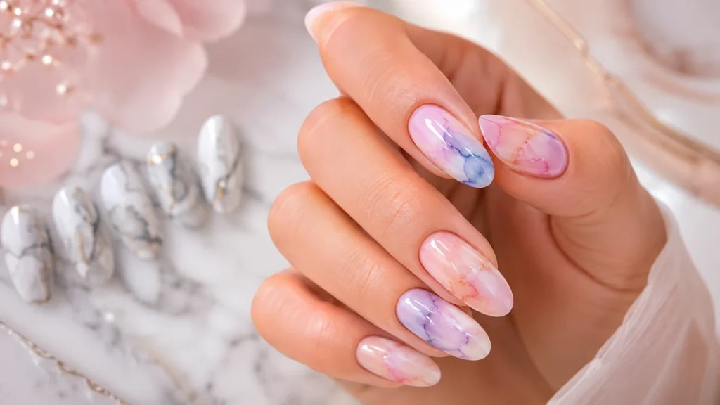 Watercolor Nails Jadi Tren Kuku Paling Dreamy